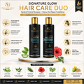 Signature Glow Scalp Care Combo — Dandruff Control Shampoo + Intense Hair Repair Conditioner