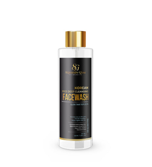 Signature Glow Korean Rice Deep Cleansing Facewash (100ml)