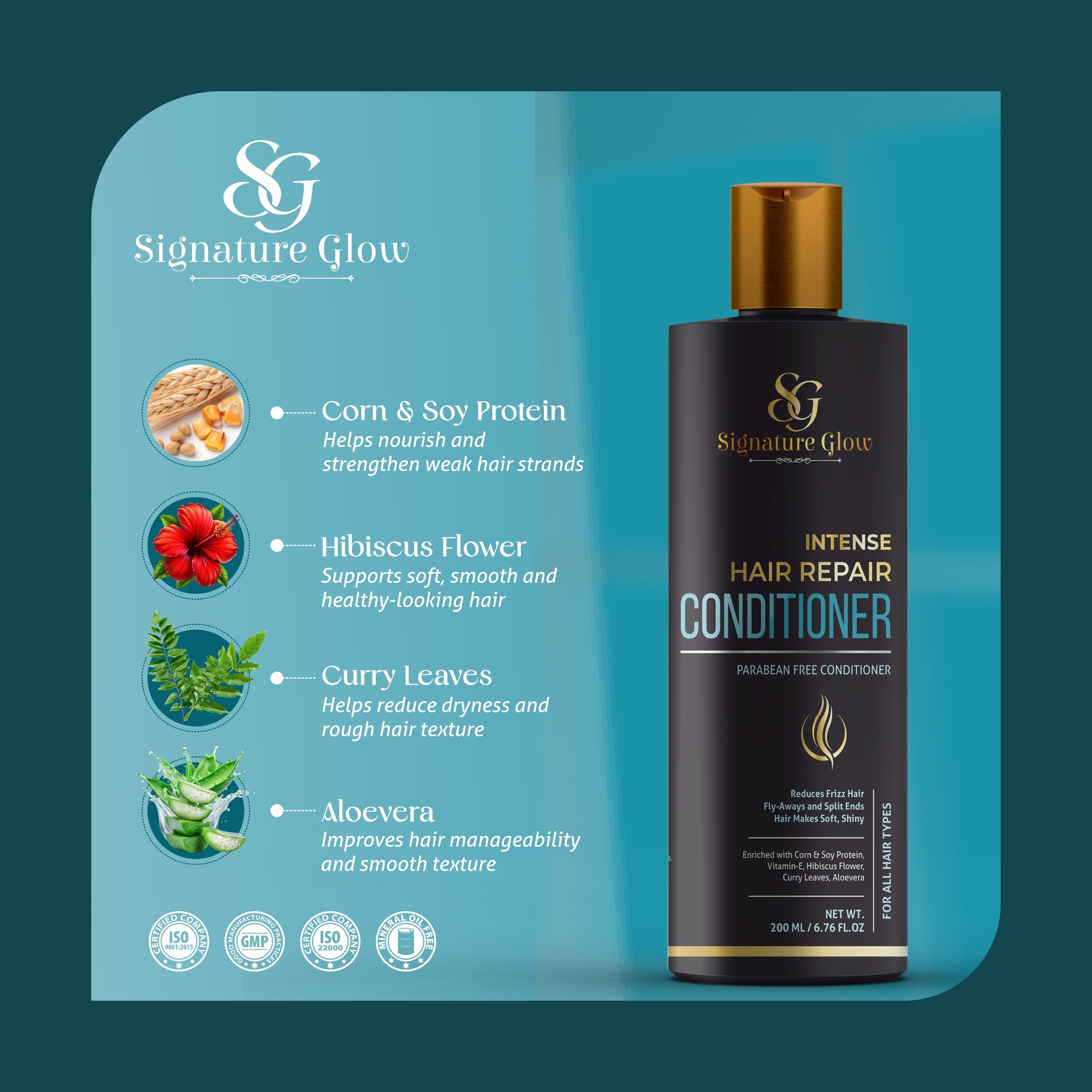 Signature Glow Intense Hair Repair Conditioner 200ml