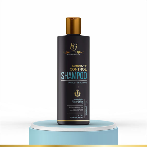 Signature Glow Hair Care Combo — Dandruff Control + Hair Fall Control Shampoo (200ml Each)